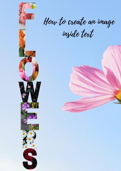 how to put image in text canva