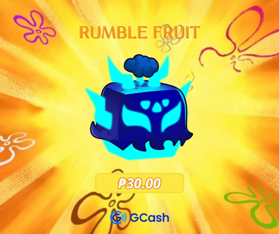 RUMBLE FRUIT BLOX FRUIT Video Gaming Gaming Accessories InGame