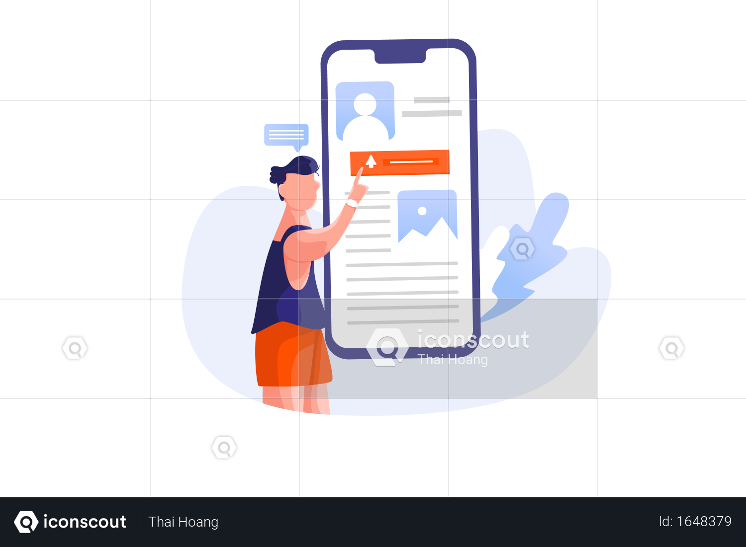 Best Premium Update your profile Illustration download in PNG Vector