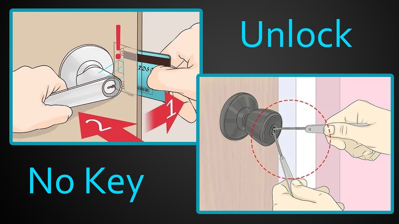 Three easy ways to unlock without a key YouTube
