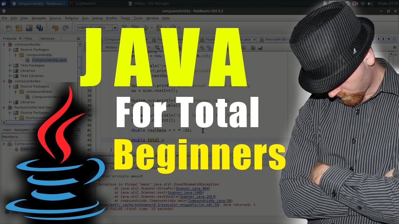Java Programming For Total Beginners Simple Java Program in Netbeans