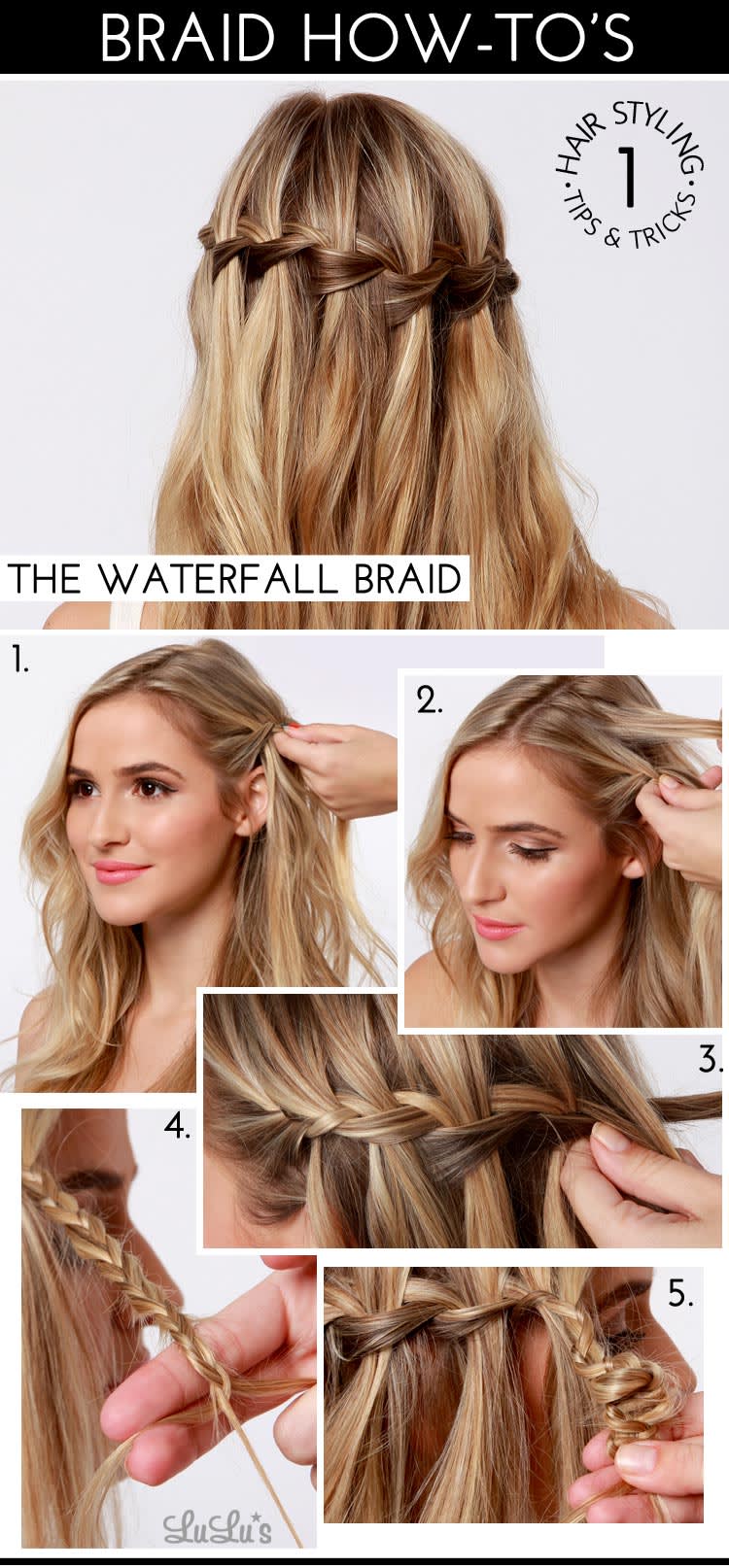 Waterfall Braid Tutorial Step By Step Wallpapers Gallery