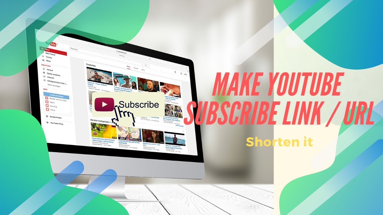 How to Make Youtube Subscribe Link URL for your Youtube Channel to