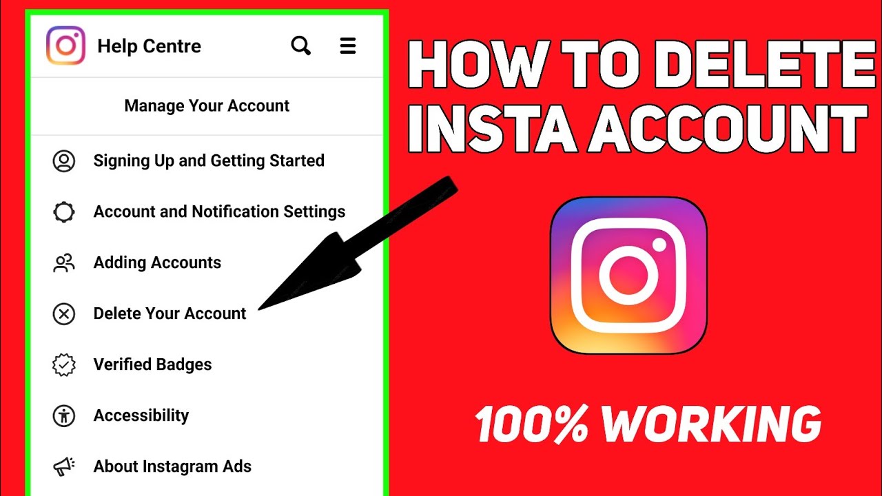 Delete Insta Account Easily how to delete Instagram account in 2021