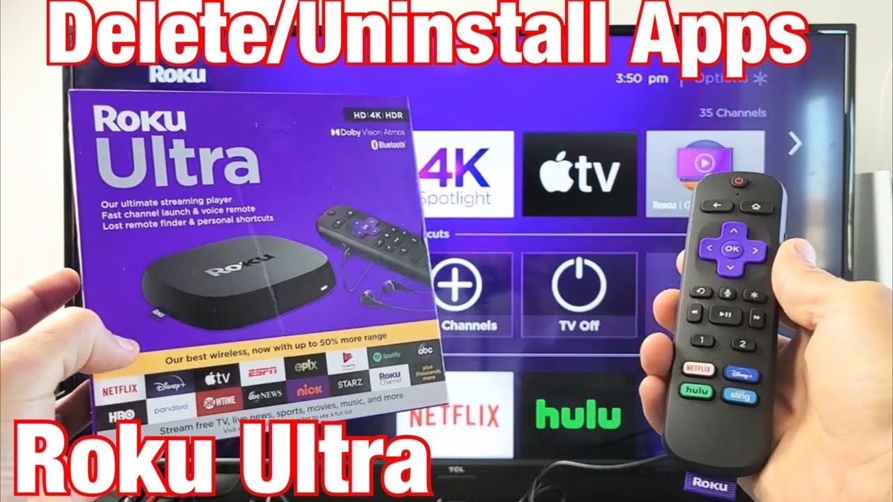Roku Ultra How to DeleteUninstall Apps YouTube