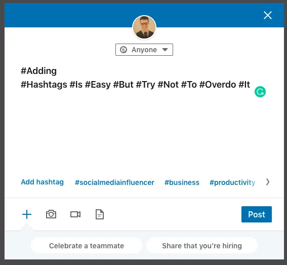 LinkedIn Hashtags How Why and Where To Use Them  Knapton Wright