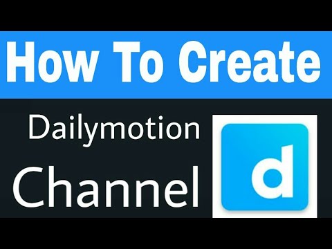 How to create channel on dailymotion channel Kaise banate hai V S T