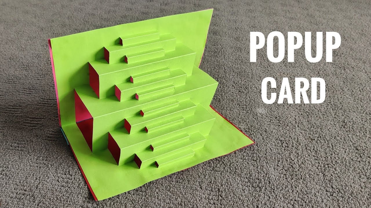Step Pattern Popup Card 1041 YouTube