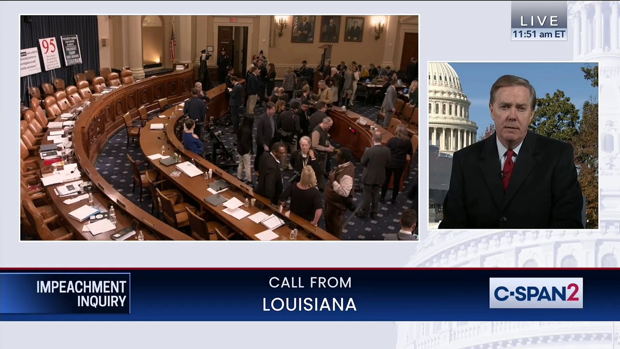 Live from CSpans Impeachment Coverage YouTube