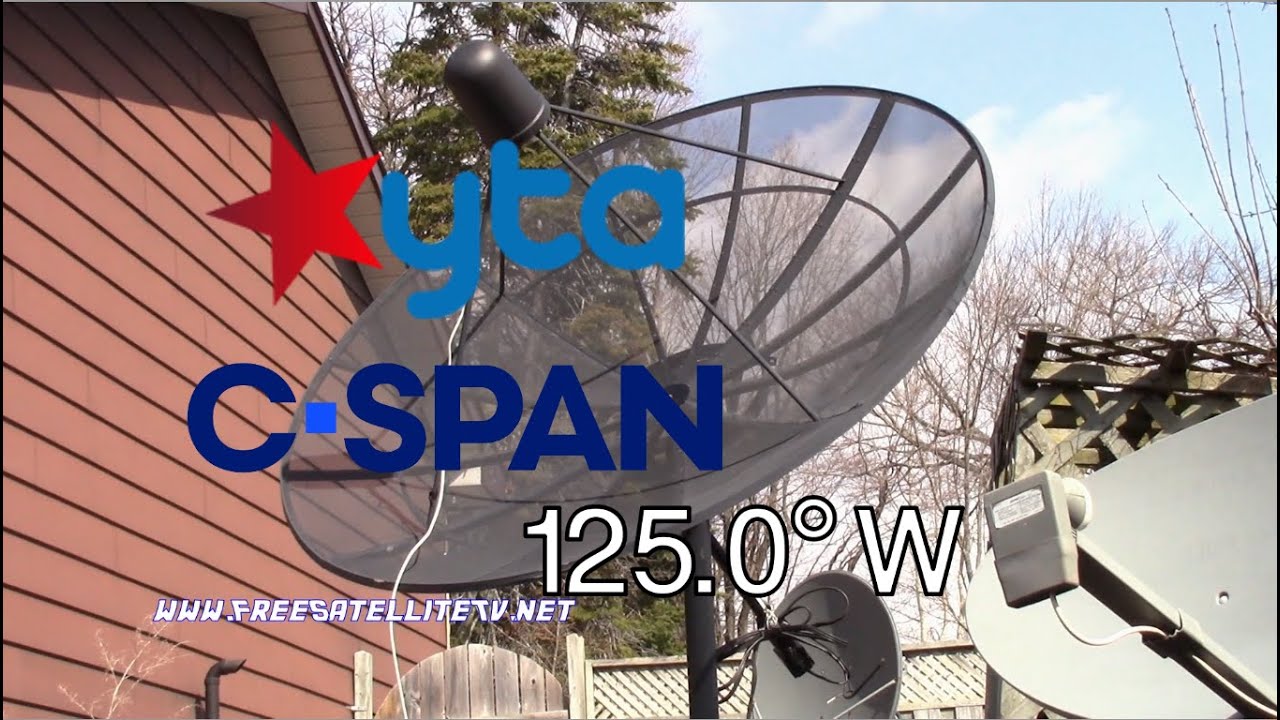 CSPAN and YTA YouToo America on 125 west C Band Satellite TV YouTube