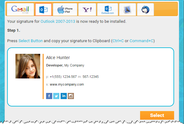 How to add linkedin profile badge to email signature outlook evfad