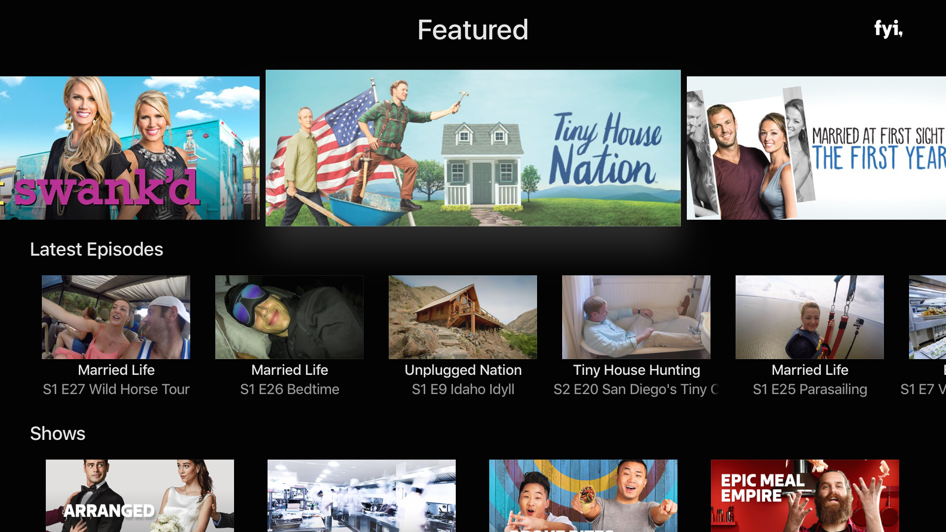 FYI TV Passionate Enthusiasts Apps 148Apps