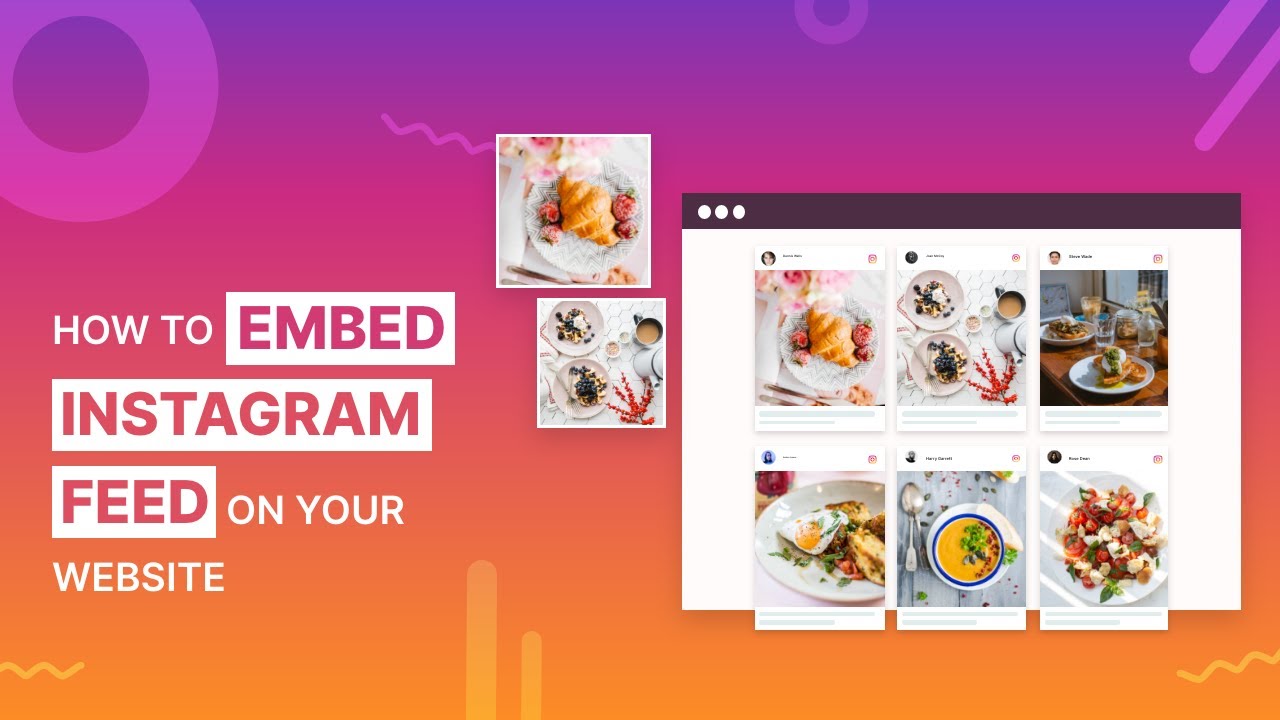 How To Embed Instagram Feed On HTML Website in 2 Minutes YouTube