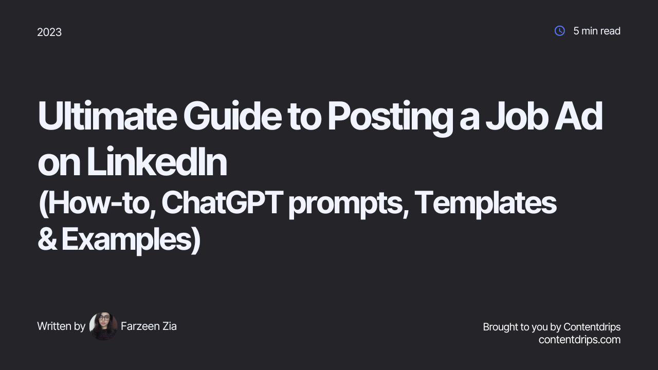 How to Post a Job on LinkedIn: A Complete Walkthrough