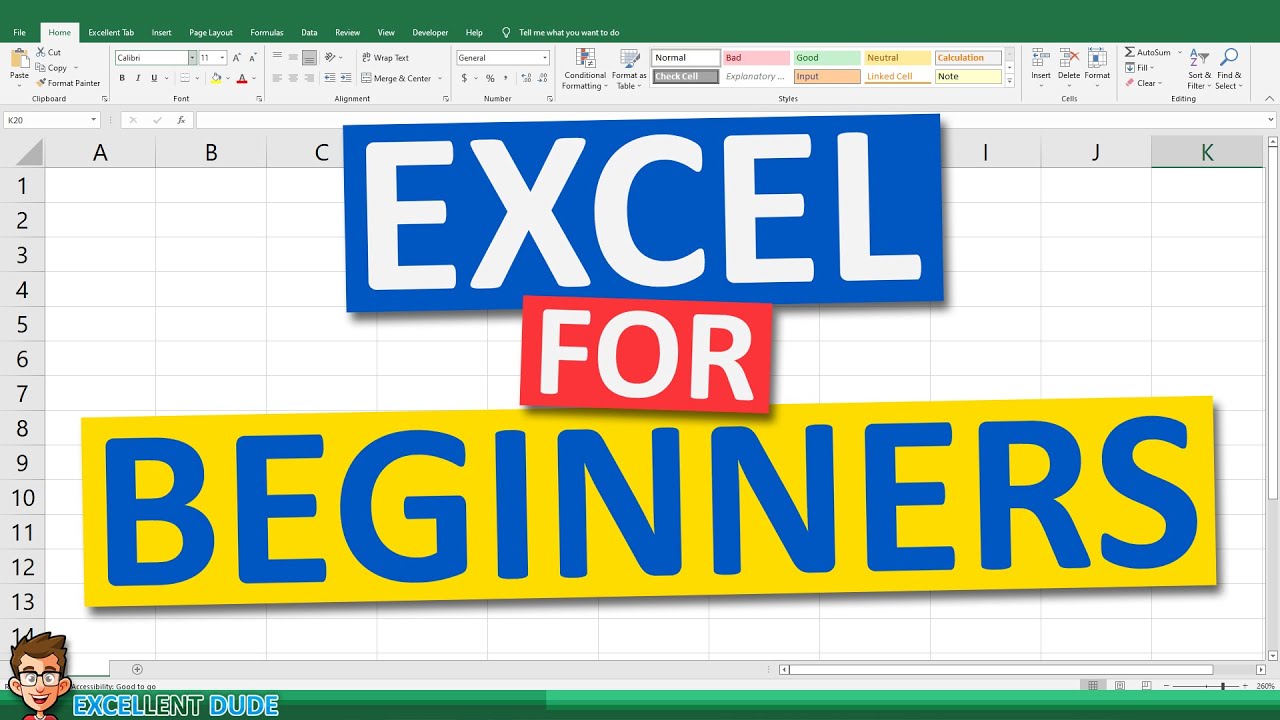 Microsoft Excel Tutorial for Beginners  Excel Tutorial  YouTube