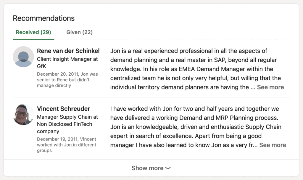 Linkedin Referral Message Template