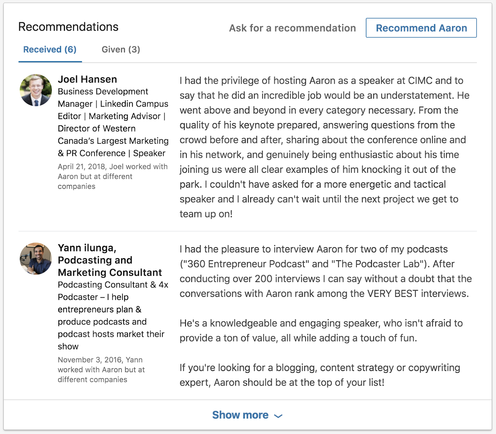 Linkedin Referral Message Template