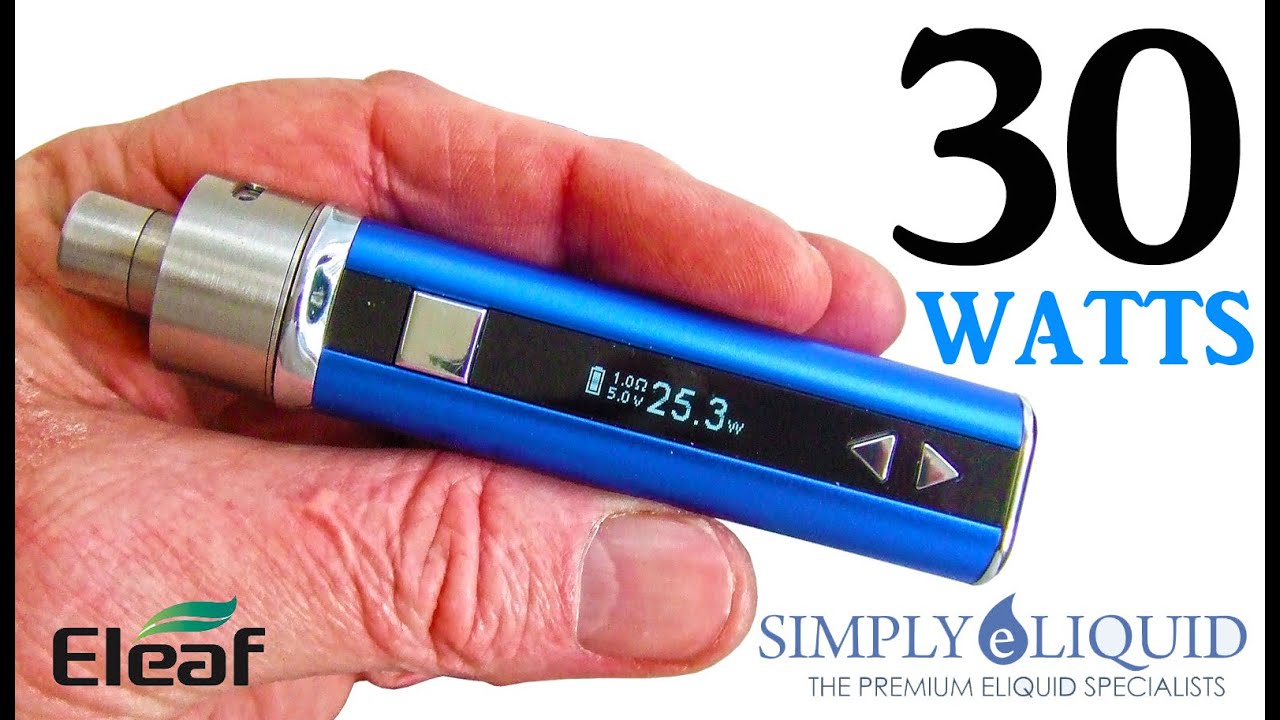 eleaf istick 30 watt vape review from simply eliquid YouTube