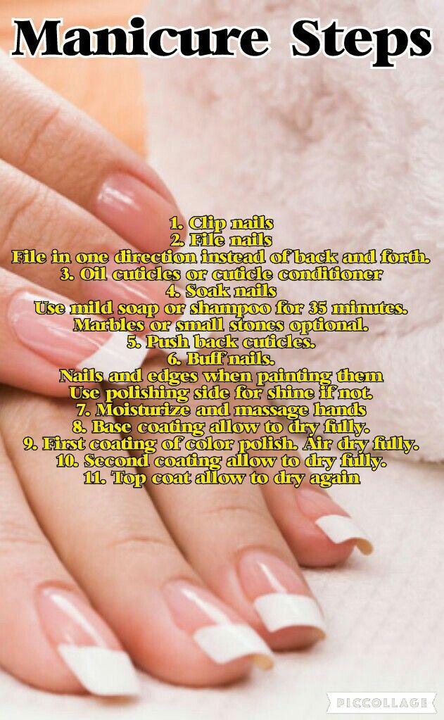 Here is some easy steps to take and give yourself a manicure from home
