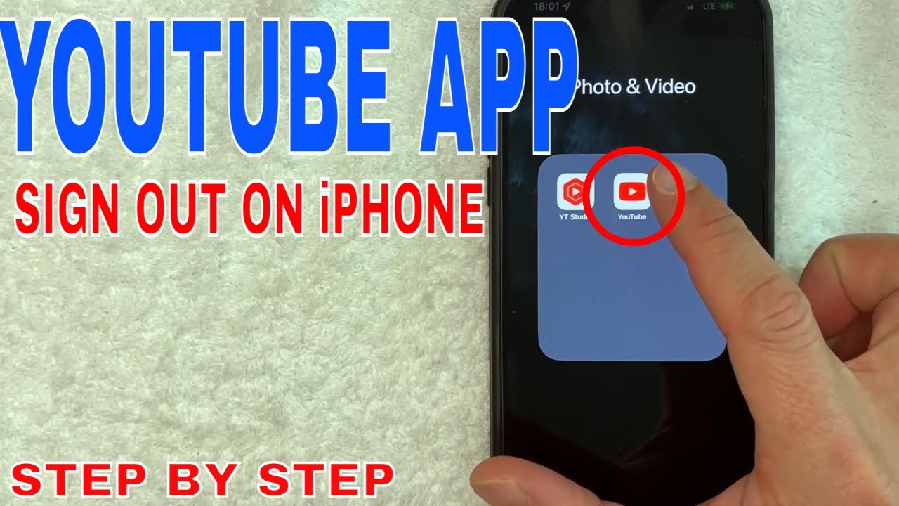How To Sign Out Of Youtube App On iPhone YouTube
