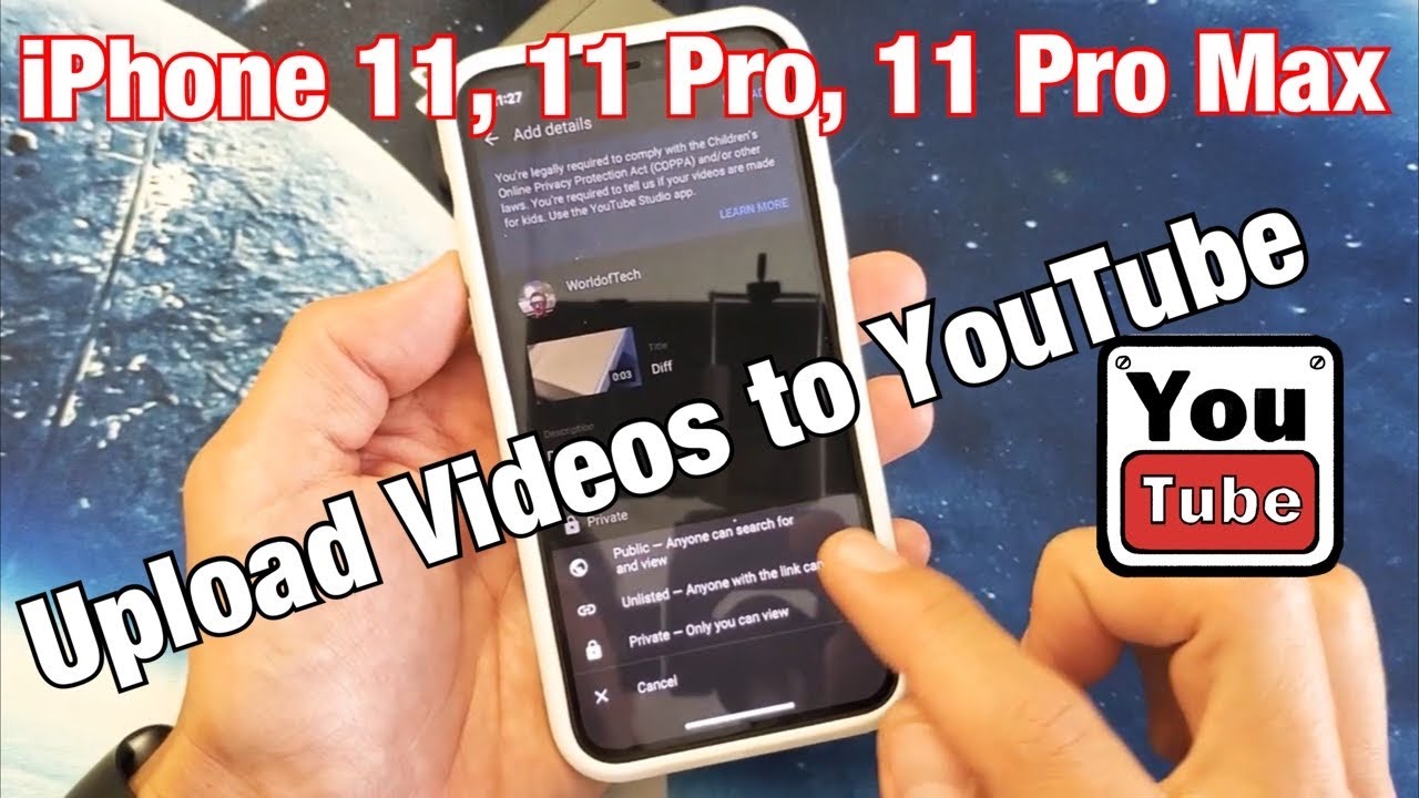 iPhone 11 How to Directly Upload Videos to YouTube Tips iPhone 11