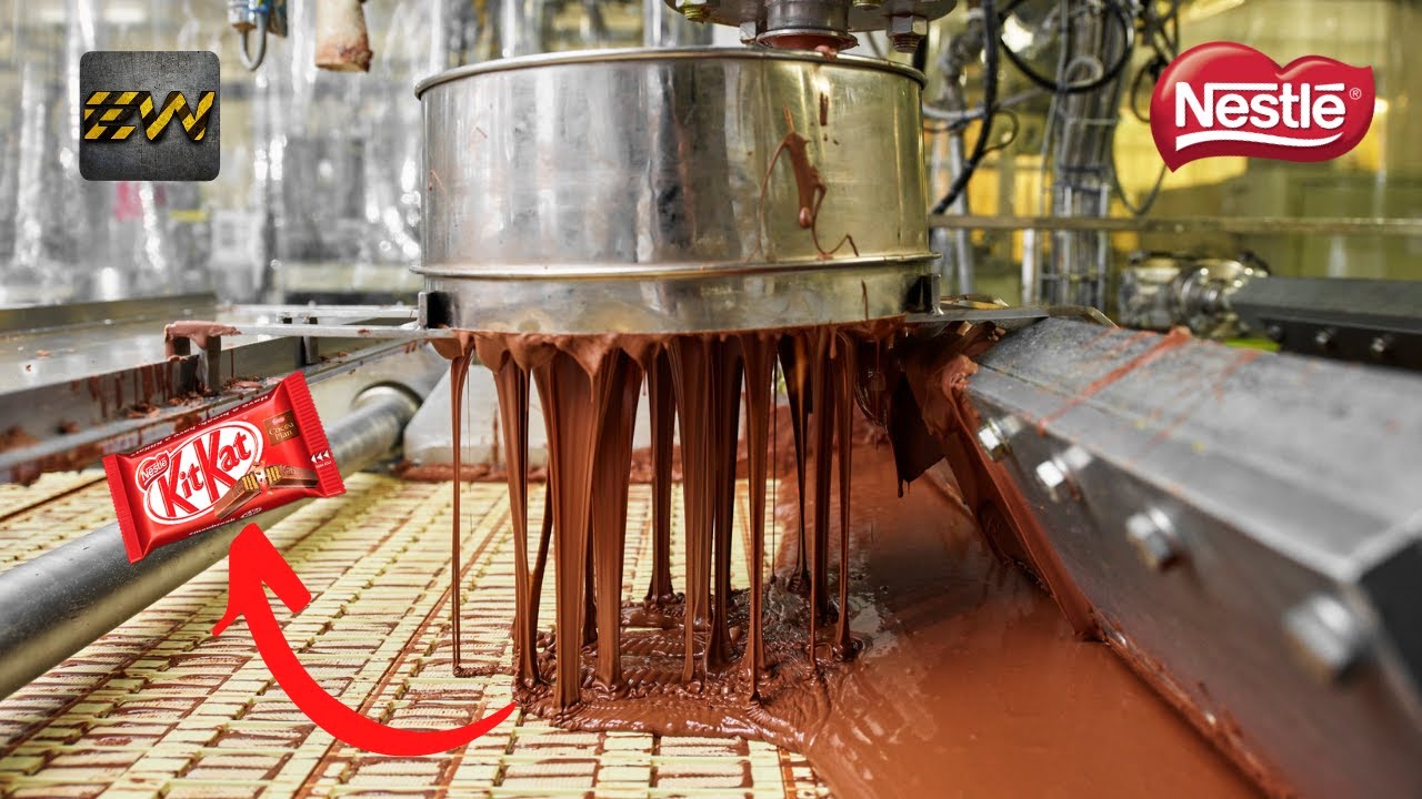 How Chocolate is Made in Factories Mega Factories Video  YouTube