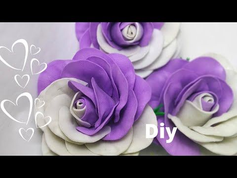 YouTube Foam roses Foam flower bouquet Diy roses