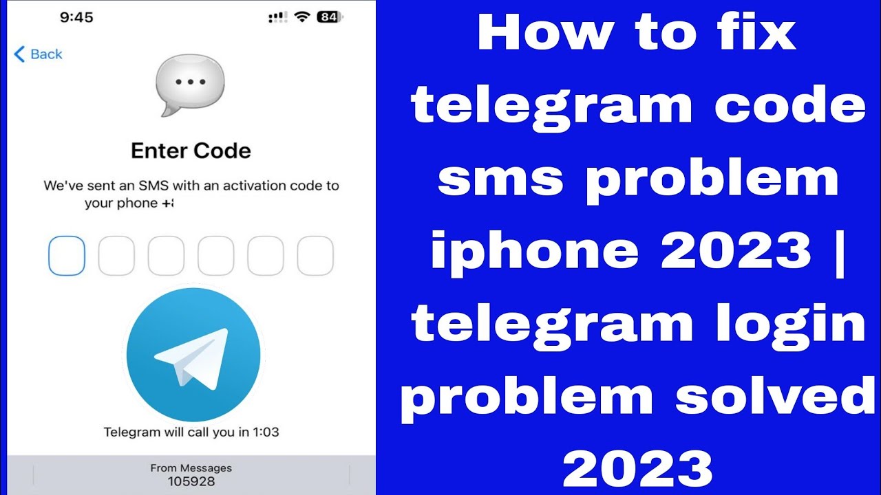 How to fix telegram code sms problem iPhone telegram not sending