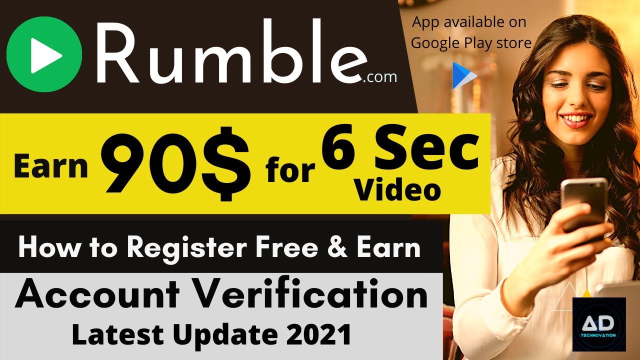 90 Dollars for One VideoHow to Earn Online from Rumble Account