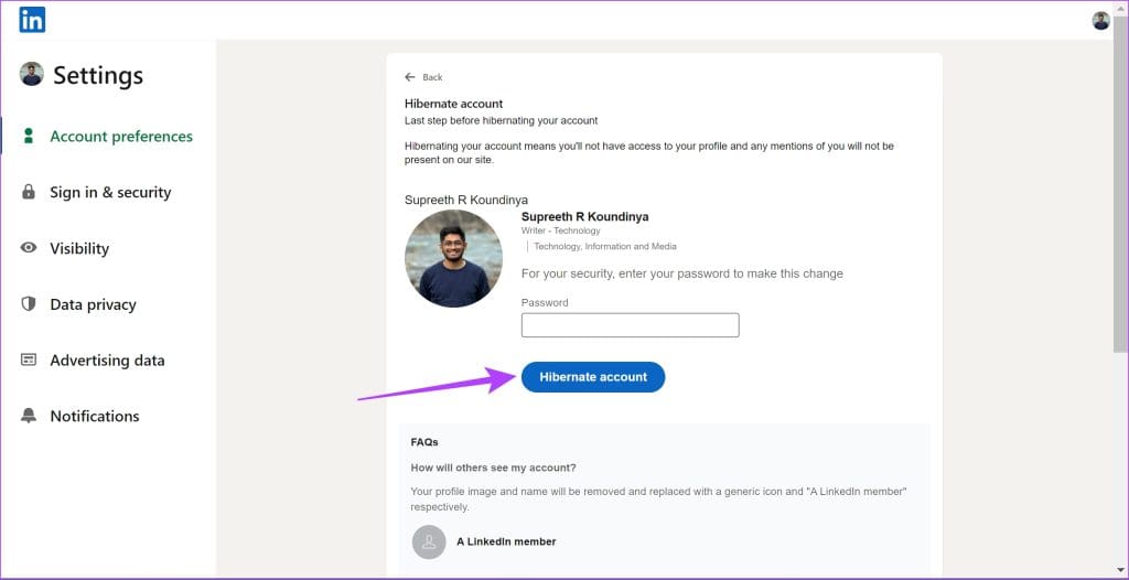 How to Temporarily Deactivate Your LinkedIn Account Guiding Tech