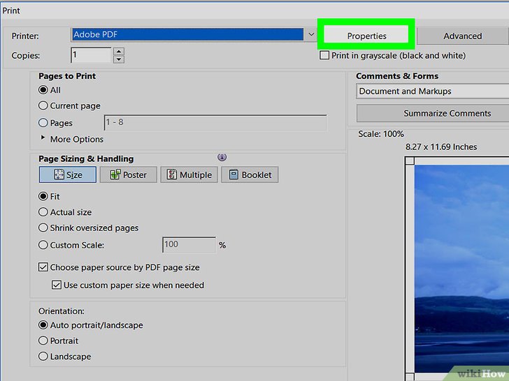 How to Print a Large Image on Multiple Pages on PC or Mac