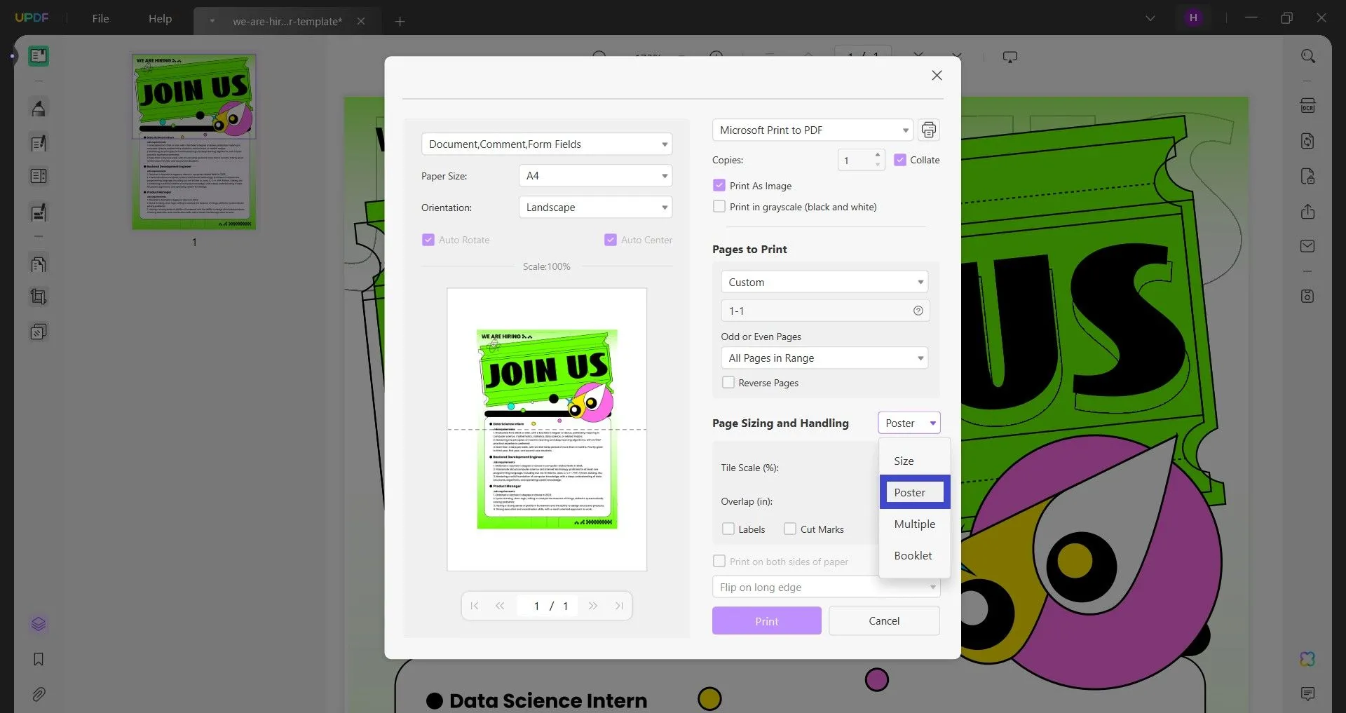 4 Best Ways to Print Large Image on Multiple Pages UPDF