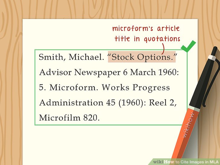 3 Ways to Cite Images in MLA wikiHow Life