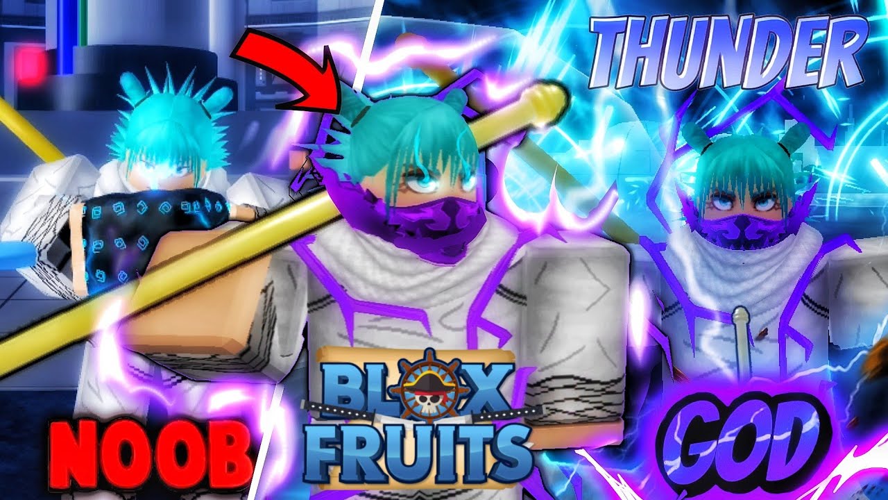 Becoming THUNDER GOD Kashimo And Awakening The Rumble Fruit In Blox