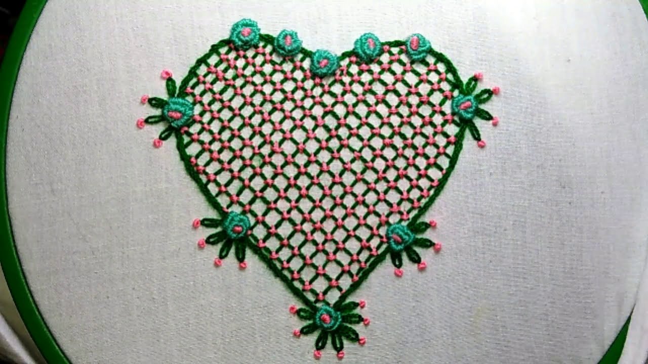 Hand Embroidery stitches tutorial for beginners step by step how to