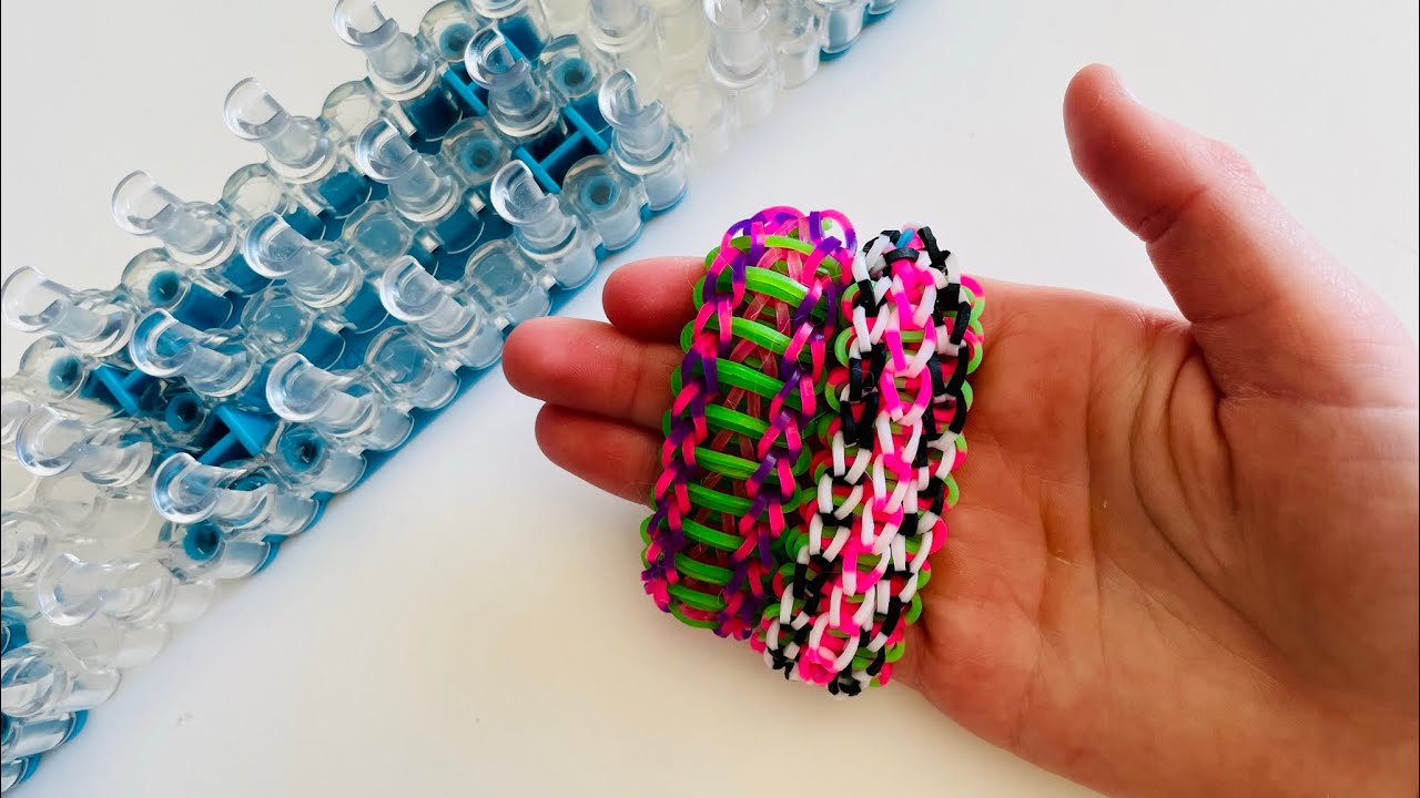 How to do a Loom Band ladder bracelet Sophias Adventures YouTube