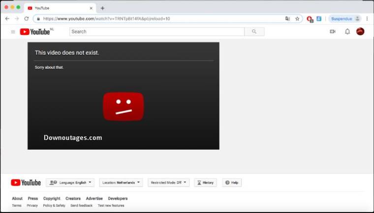 Youtube Down Not Working Right Now Reported and Problem Status