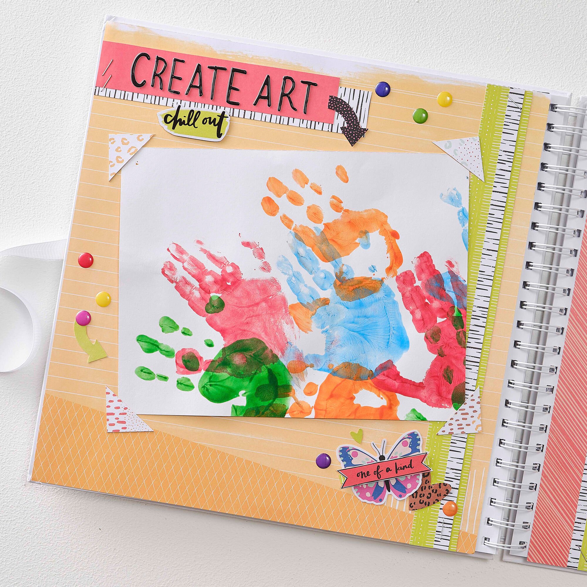 How to Make a Childrens Artwork Scrapbook  Hobbycraft