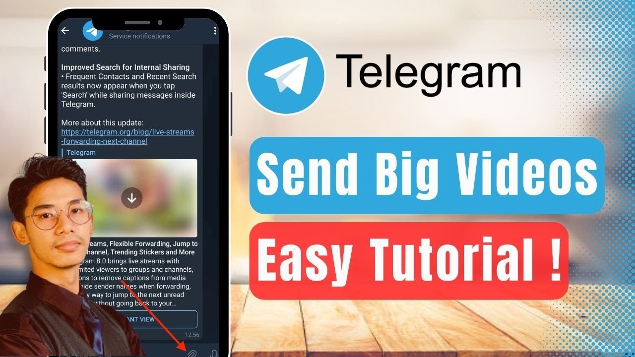 How To Send Big Videos on Telegram  YouTube