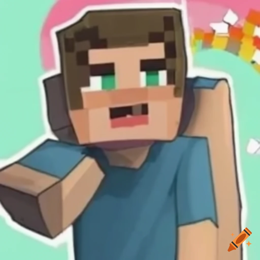 Collage of popular minecraft youtubers on Craiyon