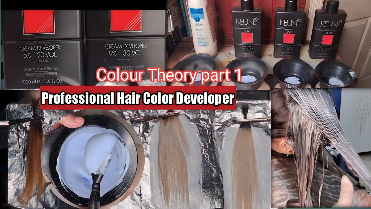 HAIR COLOR DEVELOPER EXPLAINED Hydrogen peroxide 10vol 20vol 30vol or