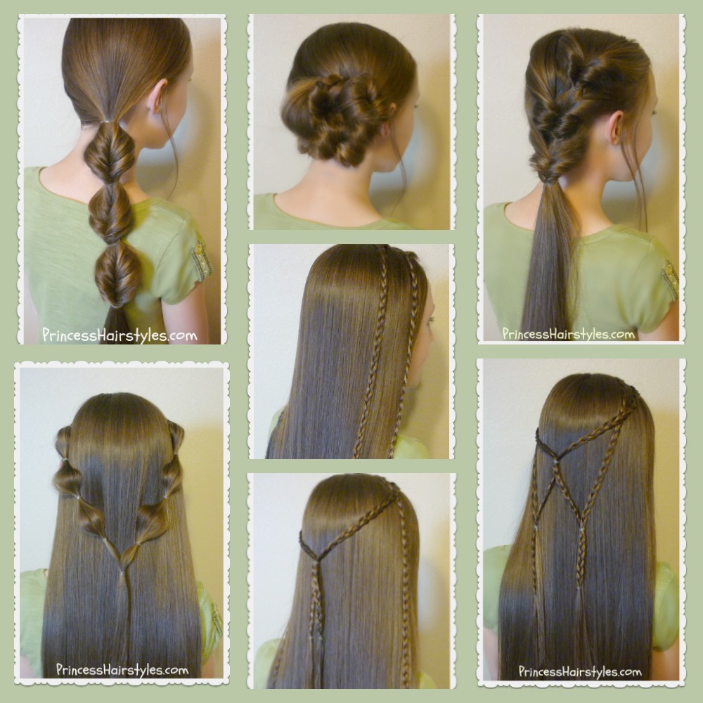 7 Quick Easy Hairstyles Part 2 Hairstyles For Girls Princess