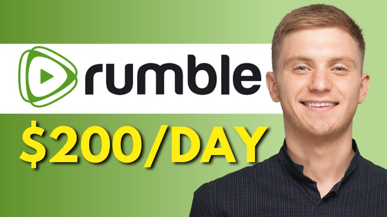 HOW TO MAKE MONEY ON RUMBLE Rumble Earn Money YouTube