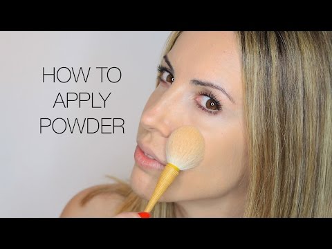 BASICS HOW TO APPLY LOOSE OR PRESSED POWDER MAKEUP TUTORIAL  YouTube