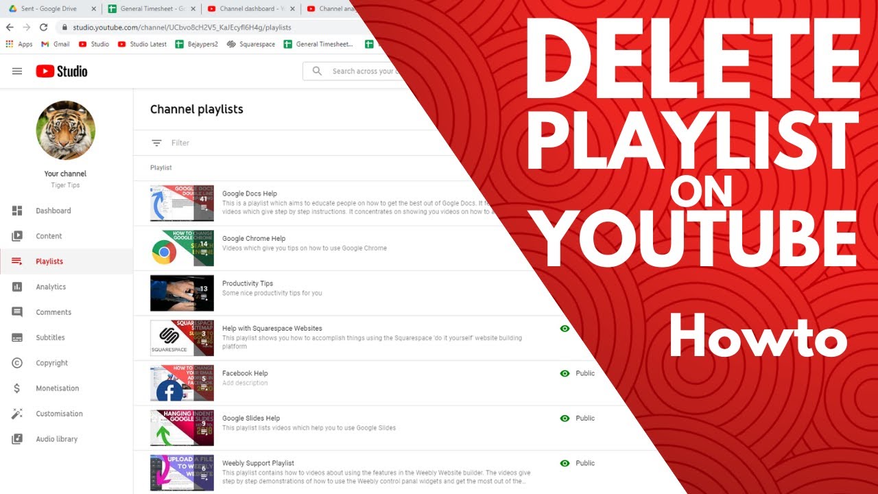 How to Delete Playlist on Youtube YouTube