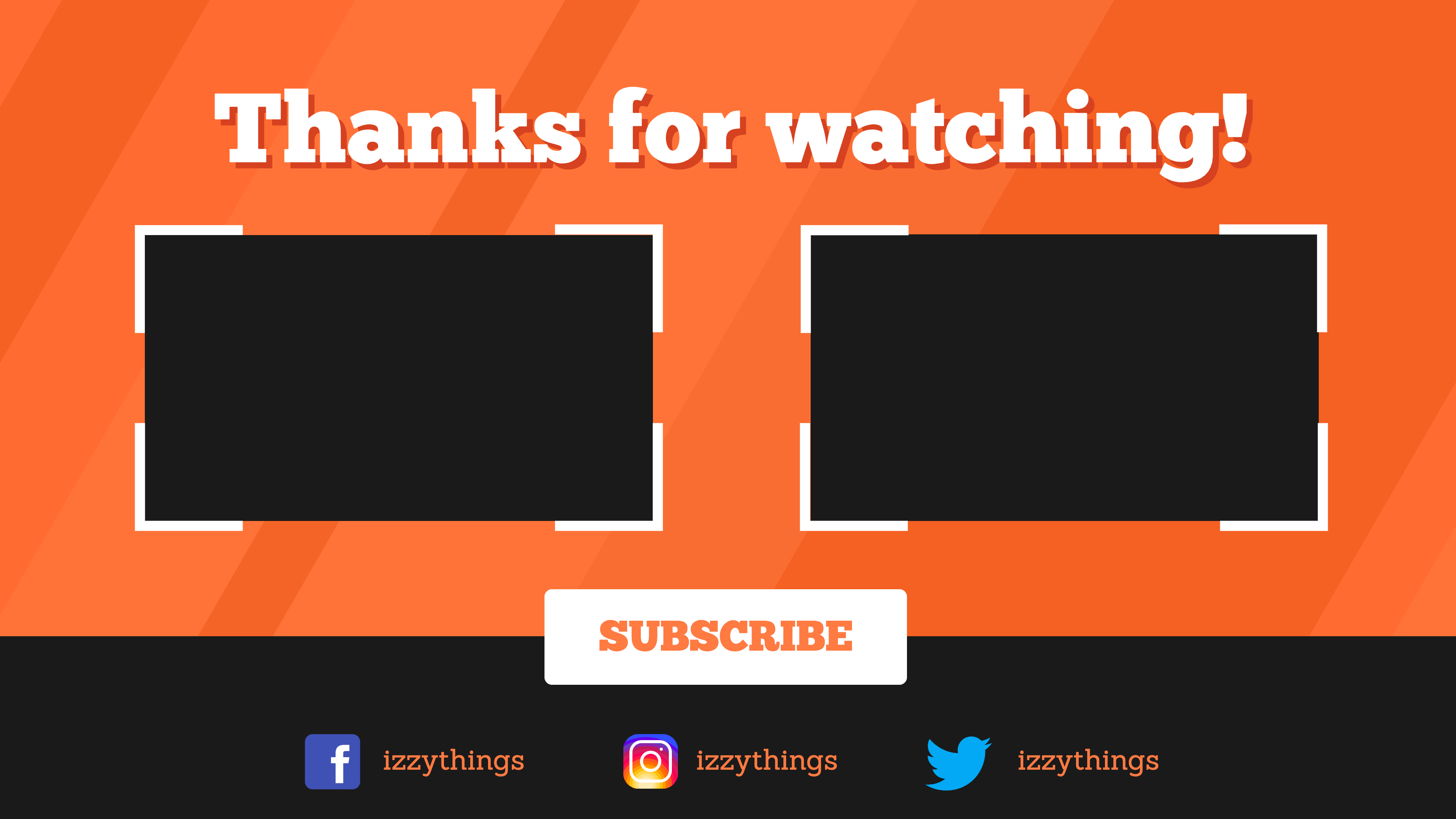 Online YouTube Outro Maker Free Easy to Use Snappa
