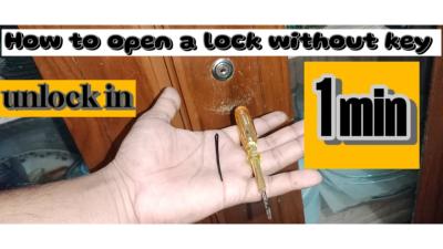 How to Unlock a Lock Without a Key Using Dailymotion Tutorials