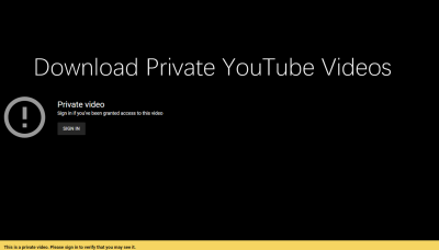 How to Download Private Videos from YouTube for Personal Use