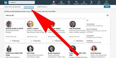 How to See What Companies You Are Following on LinkedIn