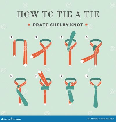 how to tie a tie images